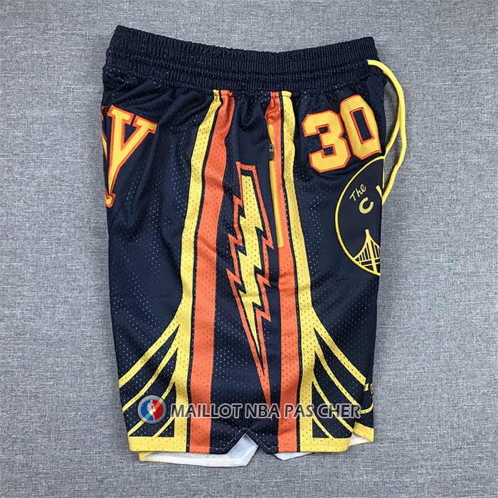 Short Golden State Warriors Stephen Curry 2022 NBA Finals Bleu